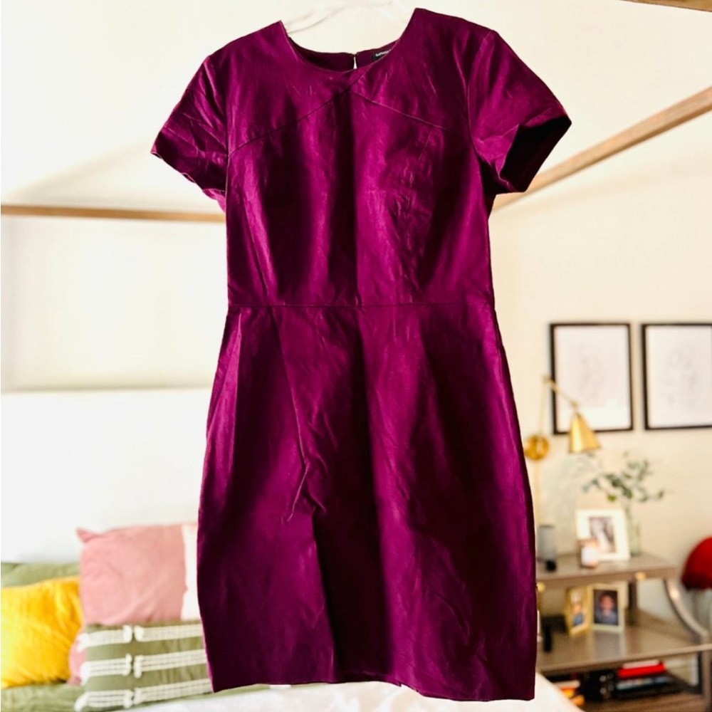 Banana Republic Purple Sheath Dress Sz 10